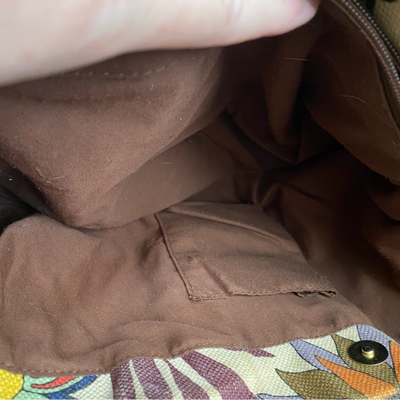 Relic by Fossil Drawstring bucket bag with Tortoise Shell Hardware - Picture 8 of 9